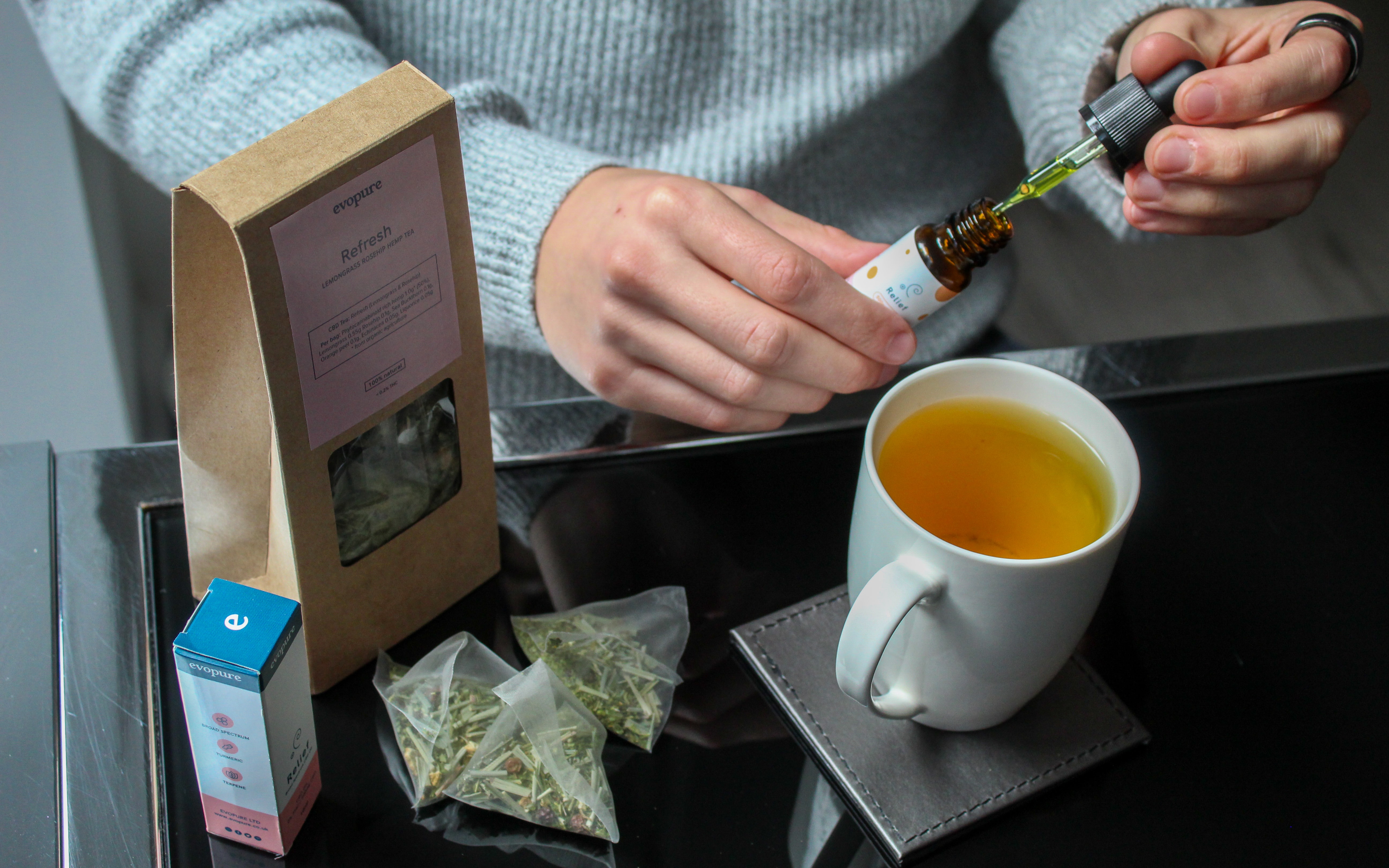 CBD infused tea