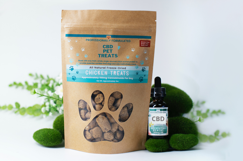 Bag of CBD pet treats